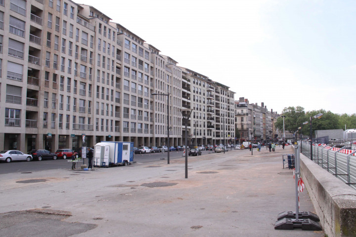 Quai Saint-Antoine, chantier du parking LPA.