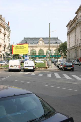 Emplacement du futur parking.