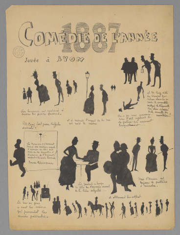 Comédie de l'année 1887 jouée à Lyon.