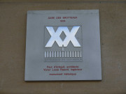 Plaque du patrimoine du XXe siècle.
