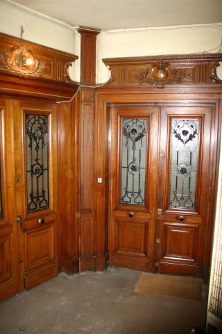 Vue de la porte.