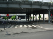 Emplacement de la future gare SNCF de Jean-Macé, vue prise depuis l'avenue Berthelot.