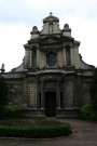 Eglise Saint-Bruno, extérieur et intérieur.