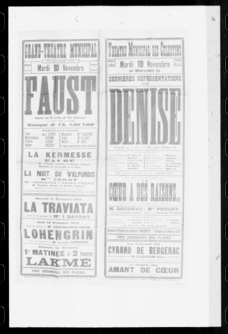 Denise : comédie en quatre actes. Auteur : Alexandre Dumas fils.