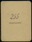 Carnet n°255.