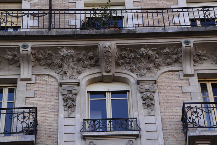 Détail de la façade.