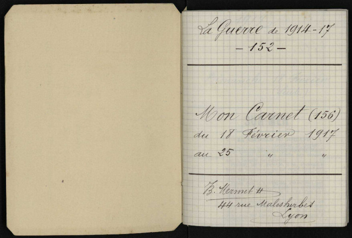 Carnet n°152.