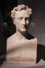 Exposition "en Toutes Lettres", buste de Dugas Montbel.