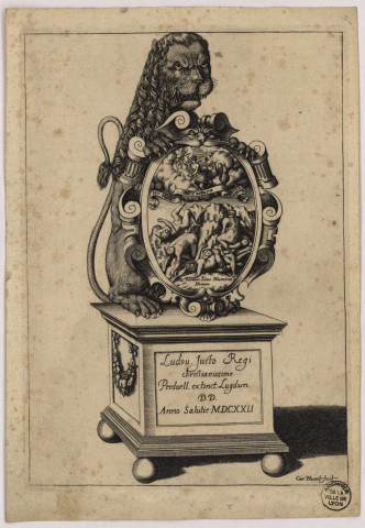 Lion offert au roi Louis XIII.