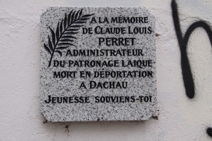 Plaque mémoriale.