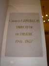 Plaque mémoriale Charles Gantillon.