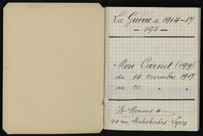 Carnet n°195.