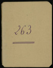 Carnet n°263.