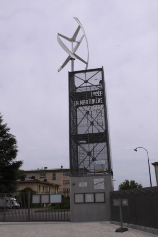Lycée de la Martinière, entrée et bâtiments.