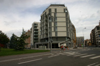 Angle des rues Marc-Bloch et Chevreul, immeuble.