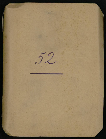 Carnet n°52.