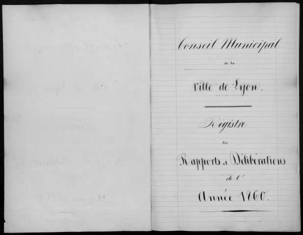 Séances de 1860.