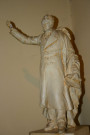 Musée Ampère, statue sur pied d'André-Marie Ampère de Charles Savoye.