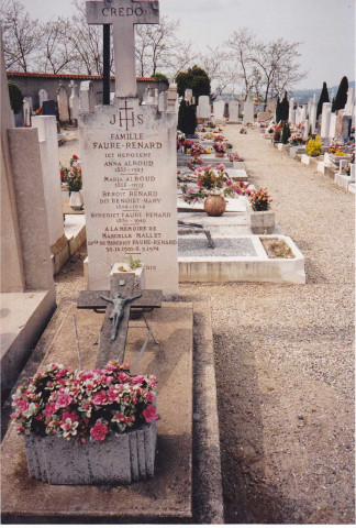 Tombe de la famille Faure-Renard (Comédien Benoist-Mary).