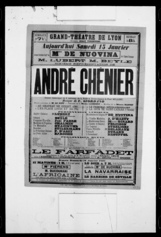 Farfadet (Le) : opéra-comique en un acte. Compositeur : Adolphe Adam. Auteur du livret : De Planard.