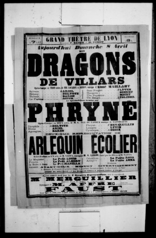 Phryne : opéra-comique en deux actes. Compositeur : Camille Saint-Saëns. Auteur du livret : L. Auge de lassus.