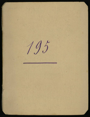 Carnet n°195.
