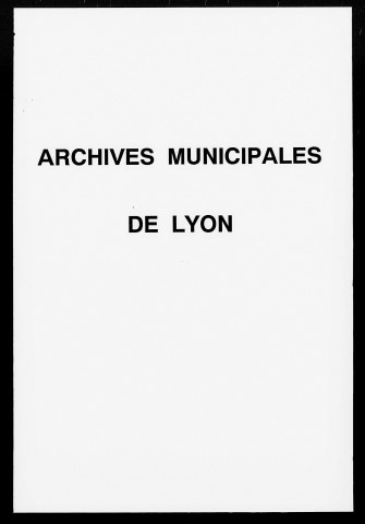 Division en deux arrondissements des 3e et 6e, prolongement du chemin de Baraban, plaintes et réclamations.