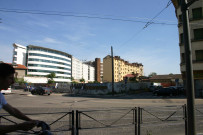 Rue Paul-Bert et avenue Lacassagne, vue prise en direction du sud-est, bâtiments.