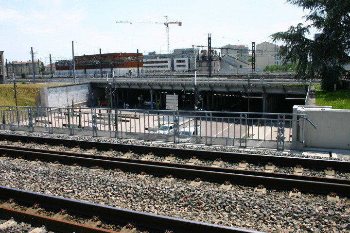 Vue prise depuis la gare de Jean-Macé.