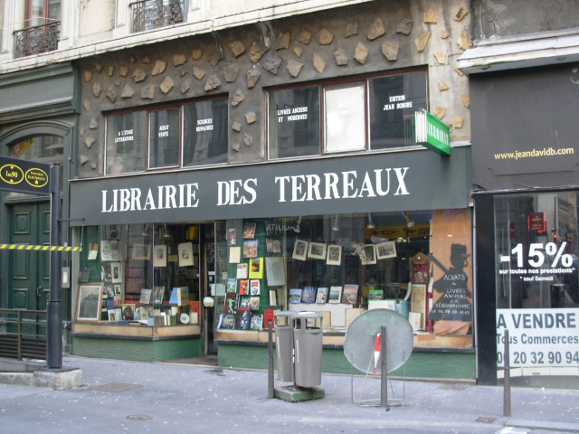 20 rue d'Algérie, librairie des Terreaux, vitrine.