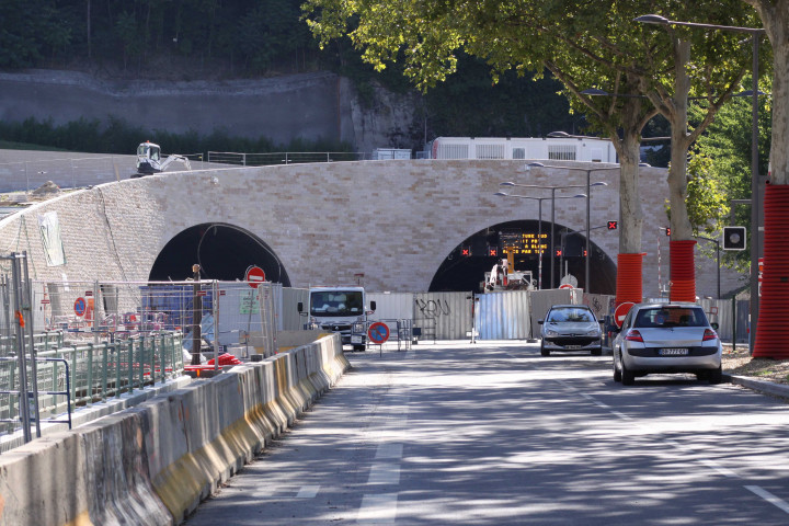 Sortie du Tunnel, coté Saône.