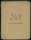 Carnet n°249.