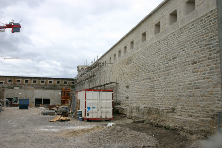 Travaux d'aménagement pour l'Hôtel-de-Police.