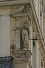 Angle de la rue Vaubecour et de la rue de Castries, statue.