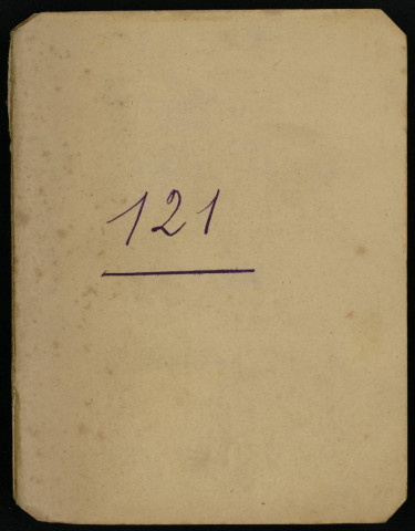 Carnet n°121.