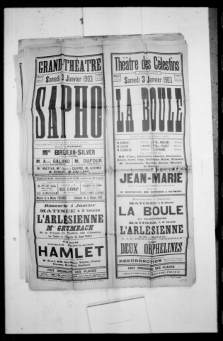 Jean-Marie : drame en un acte. Auteur : André Theuriet. (Théâtre des Célestins).