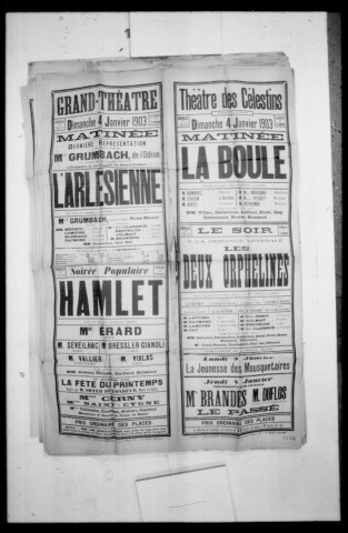 Hamlet : opéra en cinq actes. Compositeur : Ambroise Thomas.
