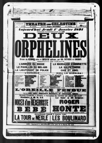 Oreille fendue (L') : comédie bouffe en un acte. Auteurs : Leran et Blandin.