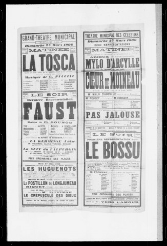 Bossu (Le) : drame en cinq actes et dix tableaux. Auteurs : Anicet Bourgeois et Paul Feval.