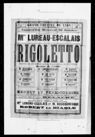 Rigoletto : opéra en quatre actes. Compositeur : Giuseppe Verdi. Traducteur : Duprez.
