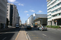 Angle nord-est de l'avenue Félix-Faure et du boulevard Marius-Vivier-Merle, direction nord.