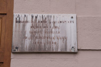 93 avenue Berthelot, plaque.