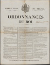 Ordonnances du Roi [Charles X].