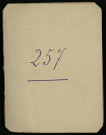 Carnet n°257.