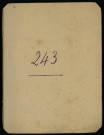 Carnet n°243.