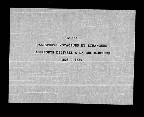 Passeports délivrés à la Croix-Rousse.