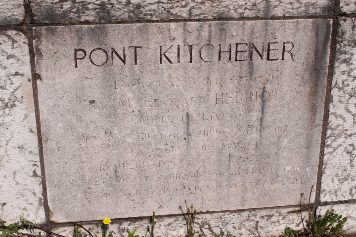 Plaque inaugurale.