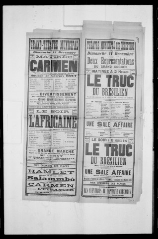 Sale affaire (Une) : vaudeville en un acte. Auteurs : Nancey et Armont. (Théâtre des Célestins).