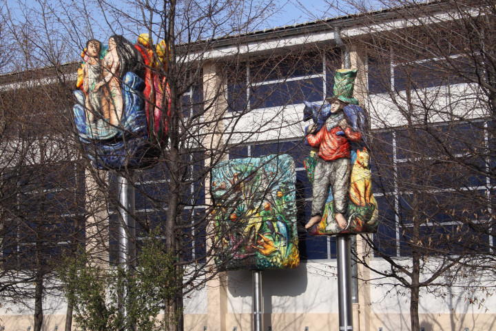 Centre international de séjour, le jardin d'Eve de Carmelo Zagari.