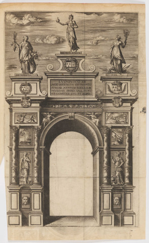 Reception de trés-chrestien, très-juste et très-victorieux monarque Louis XIII, roy de France et de Navarre, premier comte et chanoine de l'Eglise de Lyon et de très-chrestienne, très auguste et très vertueuse royne Anne d'Austriche par messieurs les doyen, chanoines et comtes de Lyon, en leur cloistre et église, le XI décembre, MDCXXII